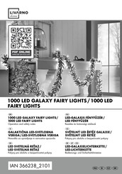 LIVARNO 1000 LED FAIRY LIGHTS Bedienungs- Und Sicherheitshinweise