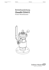 Endress+Hauser Cleanfit CUA451 Betriebsanleitung