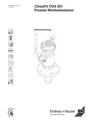 Endress+Hauser Cleanfit CUA451 Betriebsanleitung
