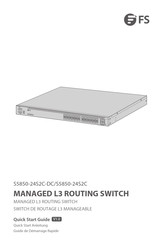 FS S5850-24S2C Schnellstartanleitung