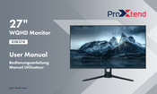 ProXtend 27 WQHD Bedienungsanleitung