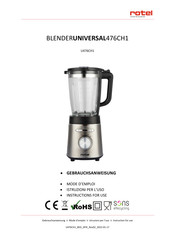 Rotel U476CH1 Gebrauchsanweisung