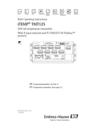 Endress+Hauser iTEMP TMT125 Bedienungsanleitung