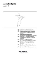B. Braun Aesculap Spine activ C Gebrauchsanweisung/Technische Beschreibung