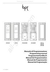 Bpt DPF NF Programmierhandbuch