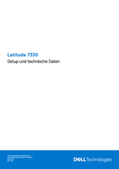 Dell P133G Einrichtung Und Technische Daten