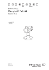 Endress+Hauser Micropilot M FMR231 Betriebsanleitung