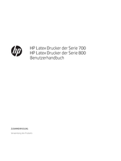HP Latex 800W Benutzerhandbuch