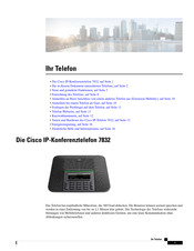 Cisco 7832 Bedienungsanleitung