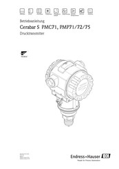 Endress+Hauser Cerabar S PMP75 Betriebsanleitung