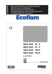 Ecoflam MAX GAS 105 P Bedienungsanleitung