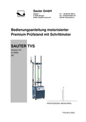 Sauter TVS 30KN80 Bedienungsanleitung