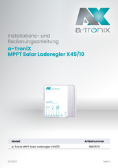 a-TroniX 9887579 Installations- Und Bedienungsanleitung