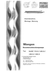 Wangen GL65F 140.0 Anleitung Für Montage Und Inbetriebnahme