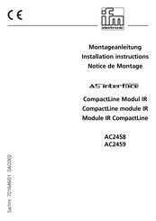 IFM Electronic AC2458 Montageanleitung