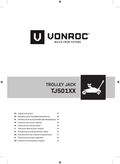 VONROC TJ501 Serie Bersetzung Der Originalbetriebsanleitung