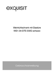 exquisit WS1-34-GTE-030G schwarz Gebrauchsanweisung
