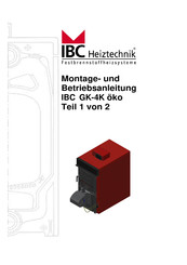 IBC GK-4K oko Montage- Und Betriebsanleitung