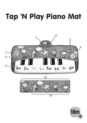 Winfun Tap 'N Play Piano Mat Bedienungsanleitung