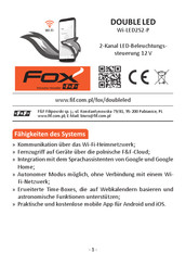 F&F Fox Wi-LED2S2-P Bedienungsanleitung