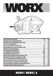 Worx WX891 Originalbetriebsanleitung