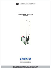 Ebinger SPE 236 Bedienungsanleitung