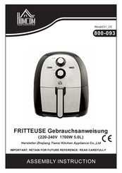Homcom 800-093 Gebrauchsanweisung