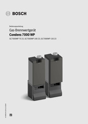 Bosch Condens 7000 WP Bedienungsanleitung
