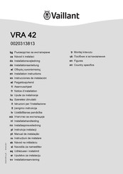 Vaillant VRA 42 Installationsanleitung
