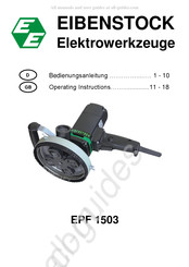 Eibenstock EPF 1503 Bedienungsanleitung