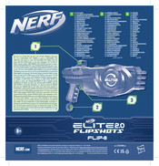 Hasbro NERF Elite 2.0 Flipshots Flip-8 Bedienungsanleitung