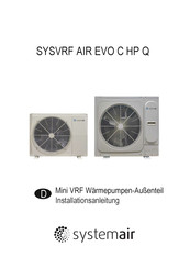 SystemAir SYSVRF 120 AIR EVO C HP Q Installationshandbuch