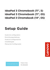 Lenovo IdeaPad 3 Chromebook 11 05 Einrichtungsanleitung