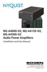 Bogen Communications Nyquist NQ-A4300-G2 Installations- Und Benutzerhandbuch