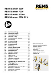 REMS Lumen 10000 Betriebsanleitung