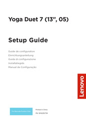 Lenovo Yoga Duet 7 Einrichtungsanleitung