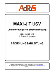 adpos MAXI-J T USV 120 Bedienungsanleitung