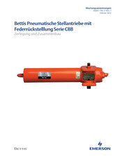 Emerson Bettis CBB725-SR-M3 Wartungsanweisungen