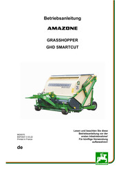 Amazone GHD 1800 SMARTCUT Betriebsanleitung