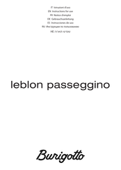 Burigotto leblon Gebrauchsanleitung