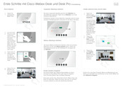 Cisco Webex Desk Camera Kurzanleitung