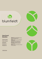 Blumfeldt Heat Guard Blackline Bedienungsanleitung