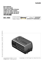 Leuze electronic BCL 900i Bedienungsanleitung