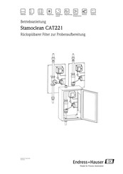Endress+Hauser Stamoclean CAT221 Betriebsanleitung