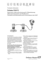 Endress+Hauser FMD72 Technische Information