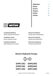Vetus EHPB24R2 Installationshandbuch