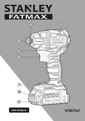 Stanley FATMAX KFMCF647 Bersetzt Von Den Originalanweisungen