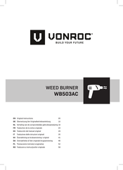 VONROC WB503AC Originalbetriebsanleitung
