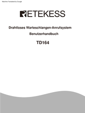 Retekess TD164 Benutzerhandbuch