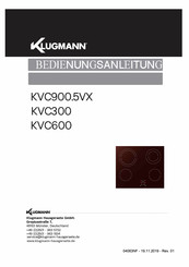 Klugmann KVC900.5VX Bedienungsanleitung